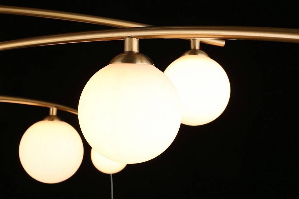 Люстра на штанге Aployt Ewelina 9 ламп APL.621.07.09