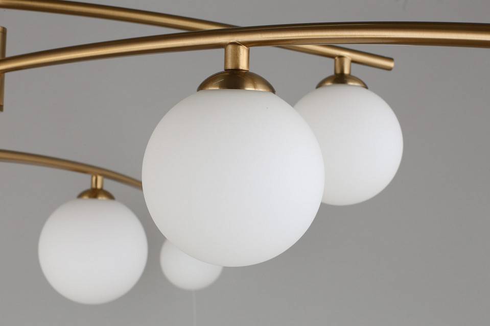 Люстра на штанге Aployt Ewelina 9 ламп APL.621.07.09