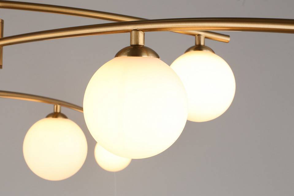 Люстра на штанге Aployt Ewelina 9 ламп APL.621.07.09