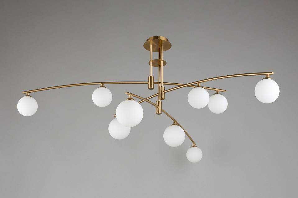 Люстра на штанге Aployt Ewelina 9 ламп APL.621.07.09