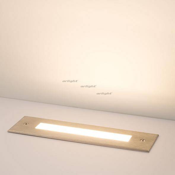 Встраиваемый в дорогу светильник Arlight LTD-LINE-TILT-S210-8W Warm3000 (SL, 120 deg, 230V) 024944