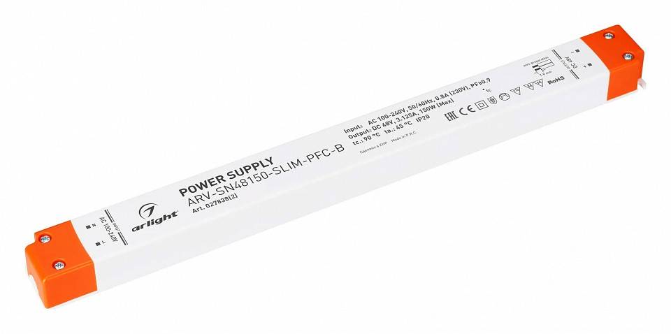 Блок питания Arlight ARV-SN48150-SLIM-PFC-B 48V 150W 027838(2)