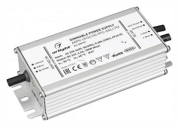 Блок питания Arlight ARPV-UH24100-PFC-DALI-PH 100 Вт 24 В 029151