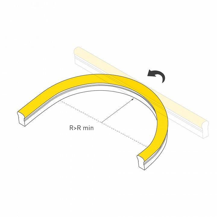 Шнур световой Arlight NEON-2-SIDE-24V Green 030872