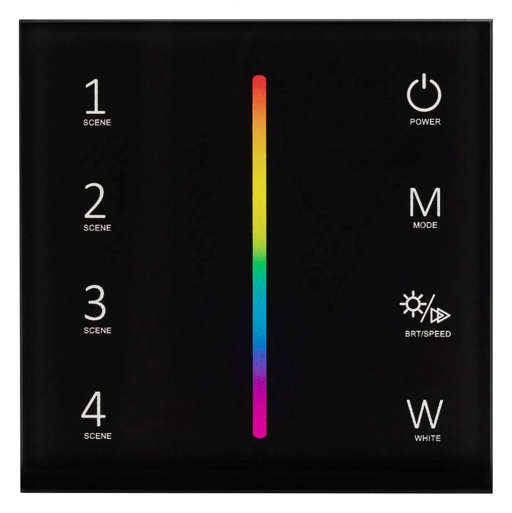 Панель-регулятора цвета RGBW  сенсорный встраиваемый Arlight SMART 033766