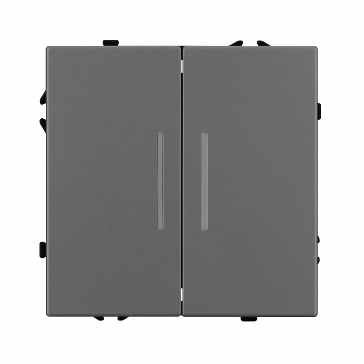 Выключатель двухклавишный без рамки Arlight SWT 054266