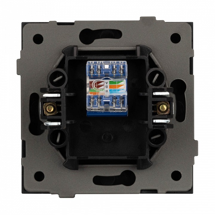 Розетка Ethernet RJ-45 и со шторками, без рамки Arlight SCT-TENDO 054591