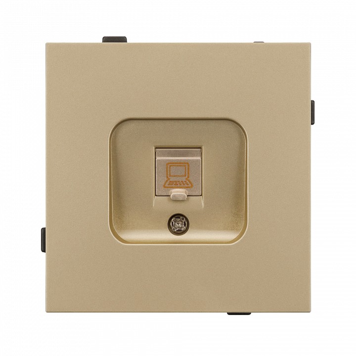 Розетка Ethernet RJ-45 и со шторками, без рамки Arlight SCT-TENDO 054592