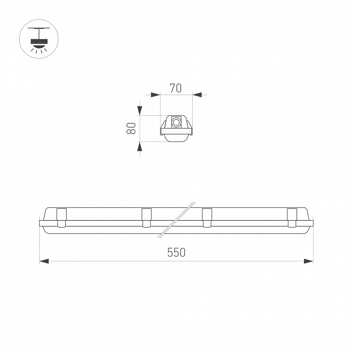 Накладной светильник Arlight DALLAS 056910