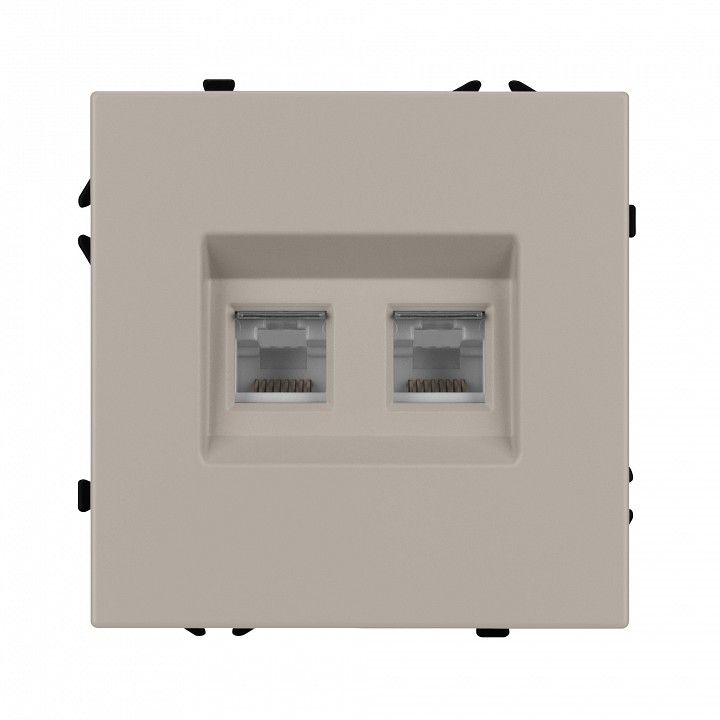 Розетка двойная Ethernet RJ-45 без рамки Arlight SCT-NOBE 059450