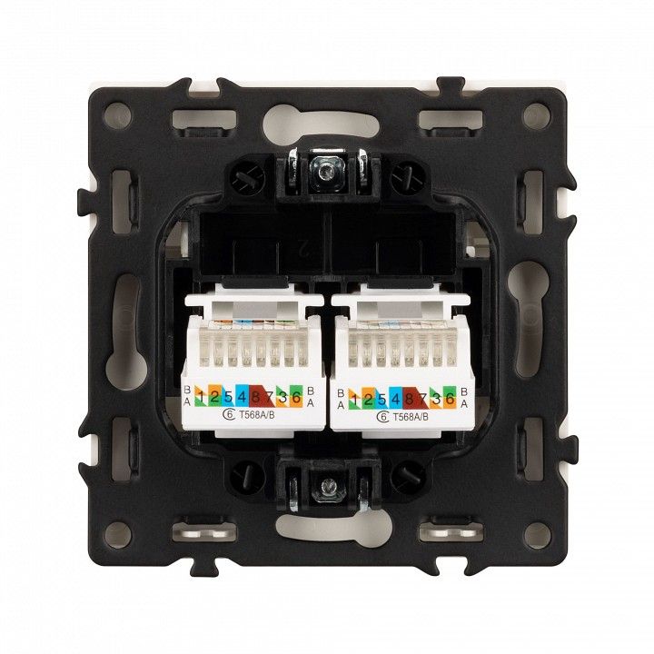 Розетка двойная Ethernet RJ-45 без рамки Arlight SCT-NOBE 059451