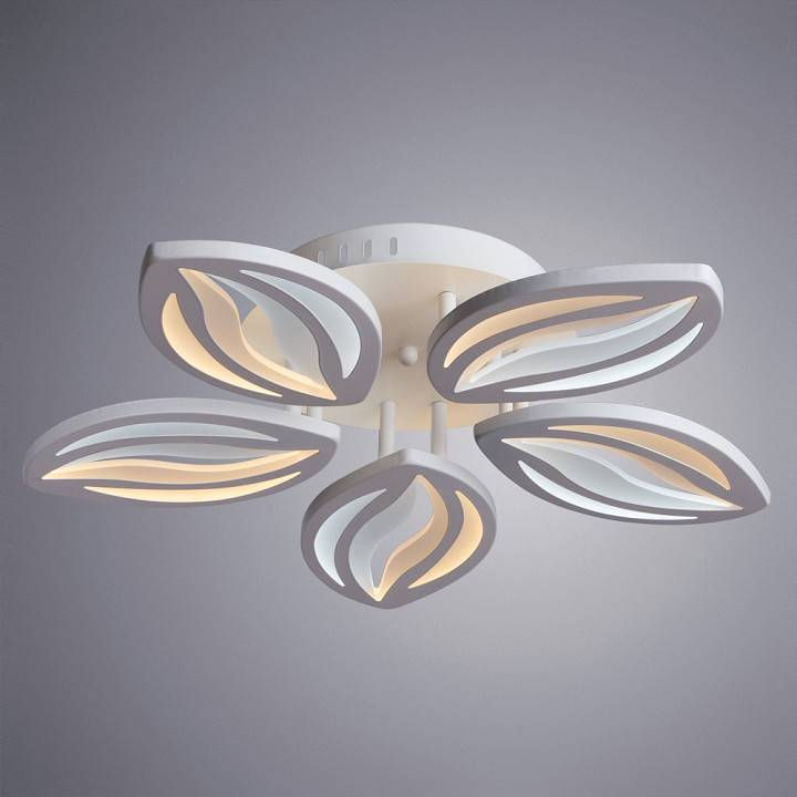 Люстра на штанге Arte Lamp Daisy 5 ламп A1098PL-5WH