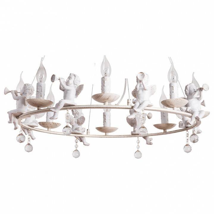 Подвесная люстра Arte Lamp Amur 8 ламп A1133SP-8WG