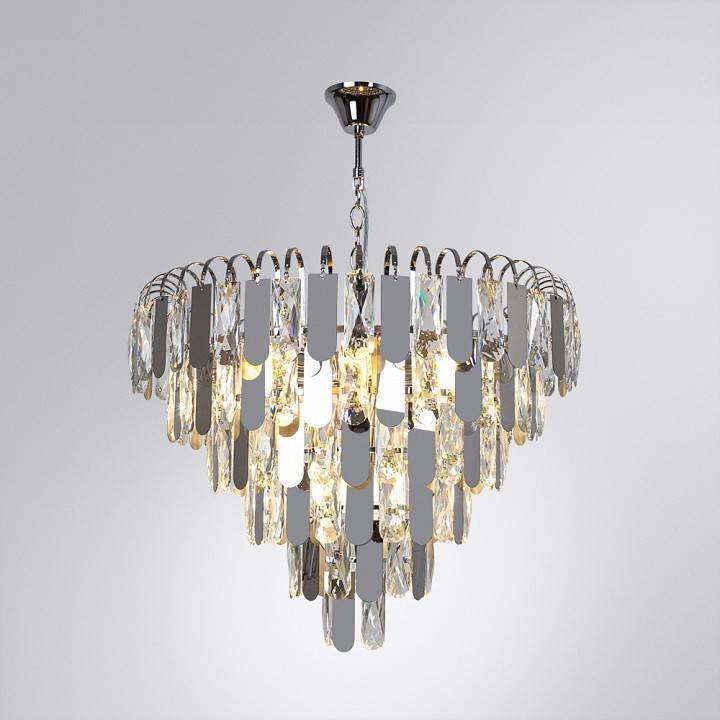 Подвесная люстра Arte Lamp Vivien 8 ламп A2719SP-8CC