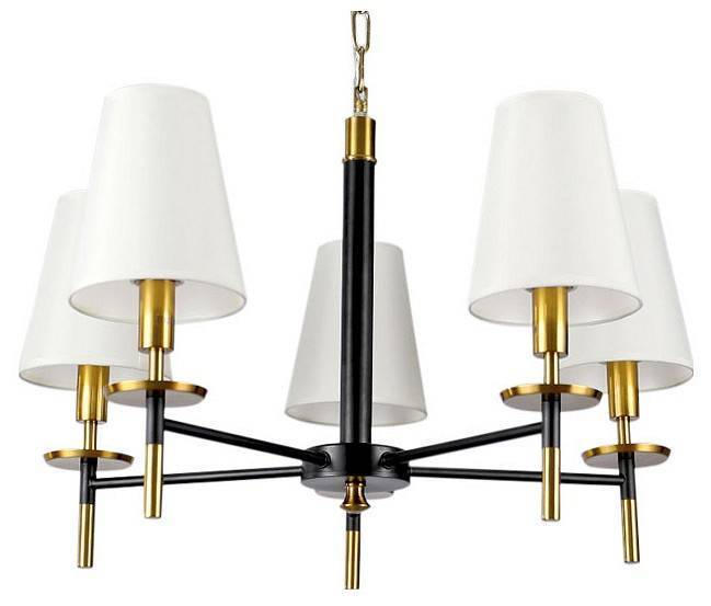 Подвесная люстра Arte Lamp Riccardo 5 ламп A4075LM-5BK