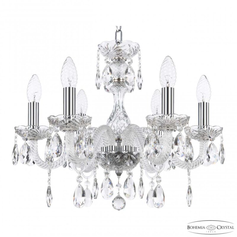Подвесная люстра Bohemia Ivele Crystal 117 117/6/165 Ni