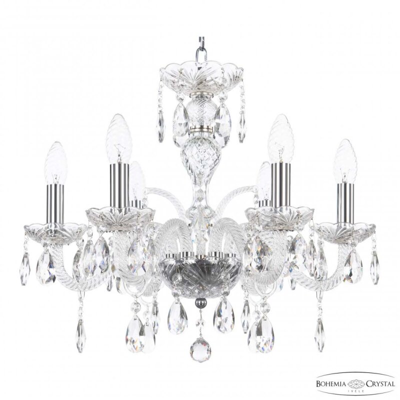 Подвесная люстра Bohemia Ivele Crystal 118 118/6/165 Ni