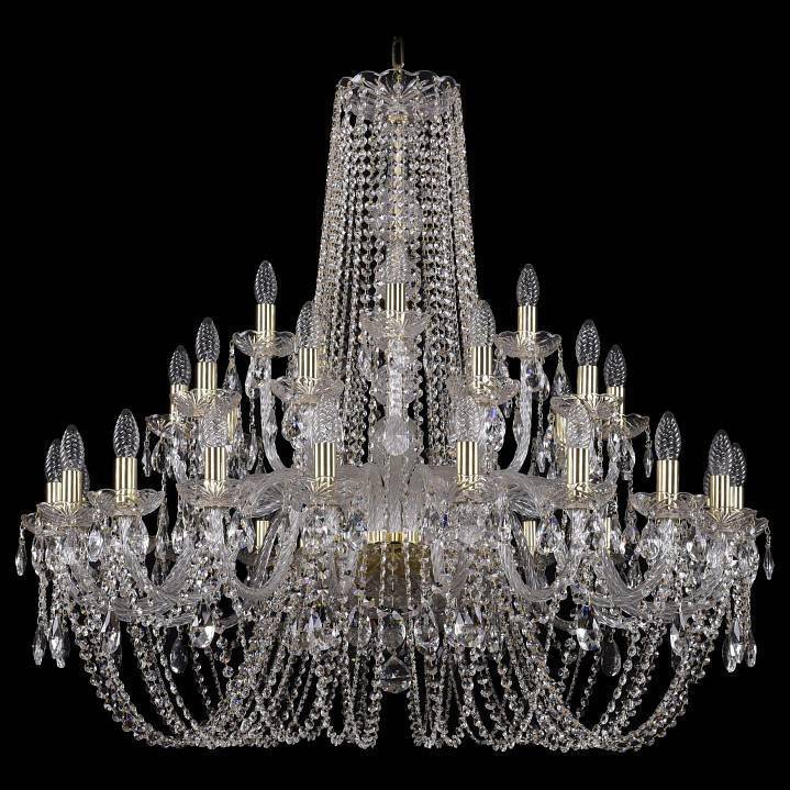 Подвесная люстра Bohemia Ivele Crystal 1402 1402/20+10+5/360/G