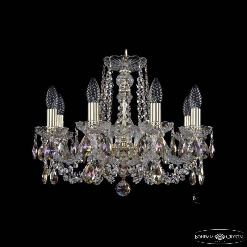 Подвесная люстра Bohemia Ivele Crystal 1402 1402/8/160 G K801