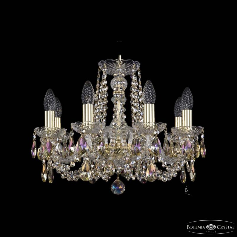 Подвесная люстра Bohemia Ivele Crystal 1402 1402/8/160 G R801