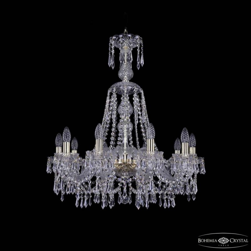Подвесная люстра Bohemia Ivele Crystal 1403 1403/10/240/XL-75 G
