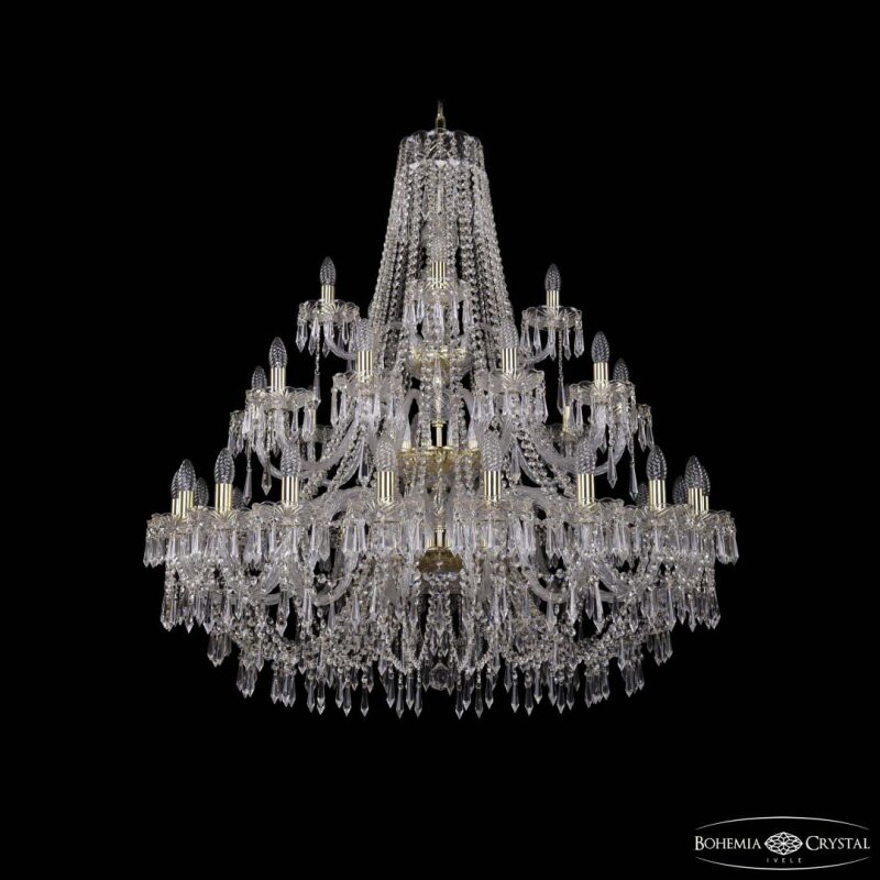 Подвесная люстра Bohemia Ivele Crystal 1403 1403/20+10+5/400/3d G