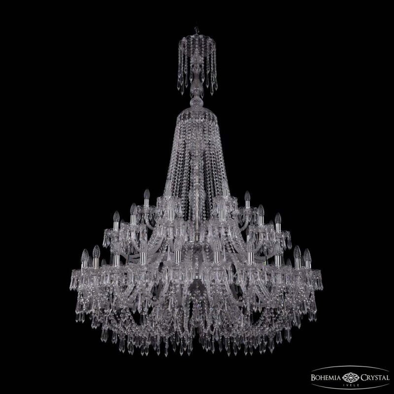 Подвесная люстра Bohemia Ivele Crystal 1403 1403/24+12+6/460/XL-177/2d Ni