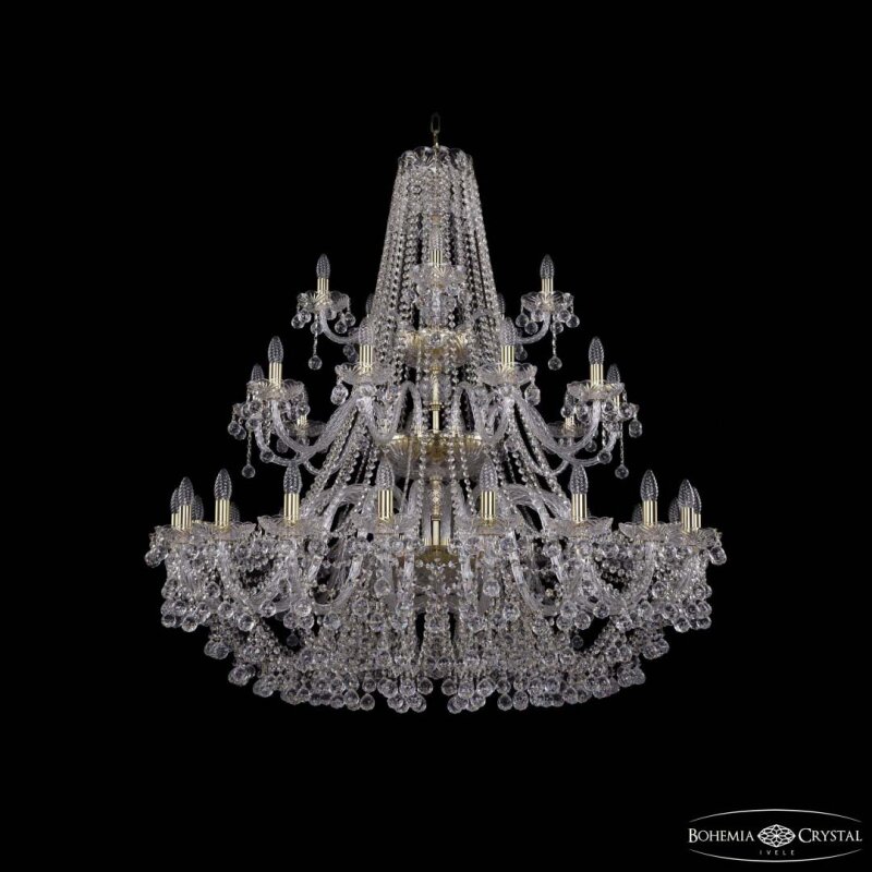 Подвесная люстра Bohemia Ivele Crystal 1409 1409/20+10+5/460/3d G