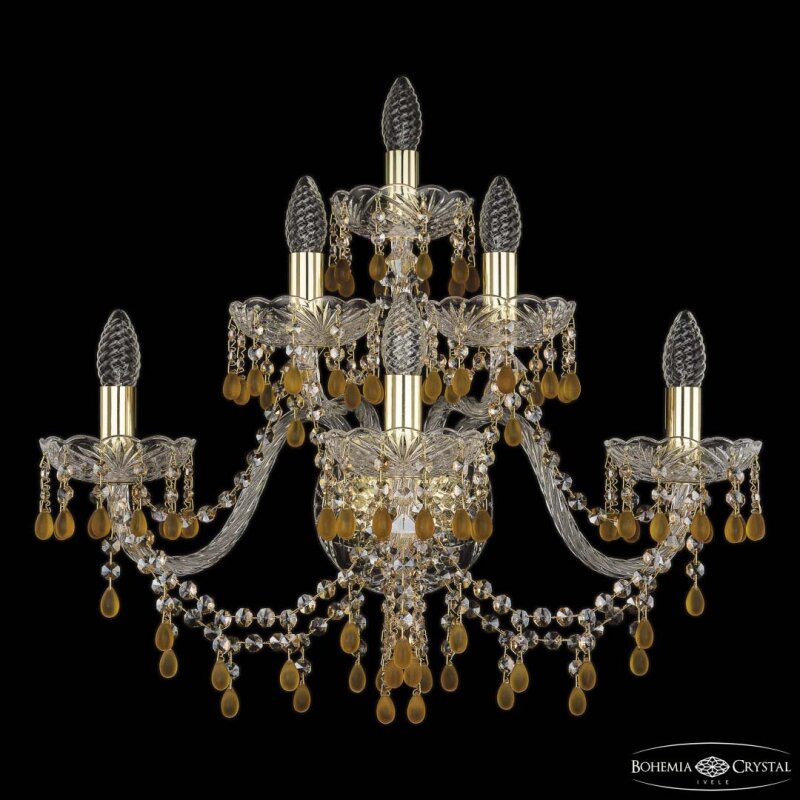 Бра Bohemia Ivele Crystal 1410 1410B/3+2+1/240/XL G V1003 R721