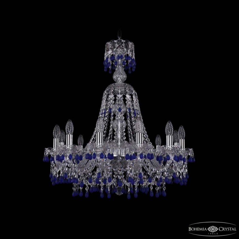 Подвесная люстра Bohemia Ivele Crystal 1410 1410/12/240/XL-74 Ni V3001