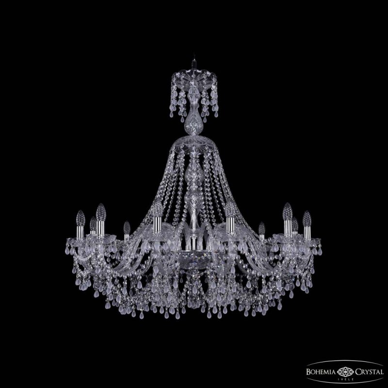 Подвесная люстра Bohemia Ivele Crystal 1410 1410/12/360/XL-97 Ni V0300