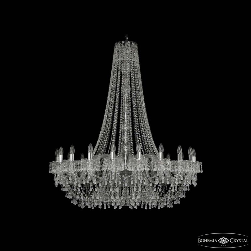 Подвесная люстра Bohemia Ivele Crystal 1410 1410/20/400/h-130 Ni V0300