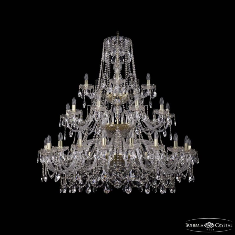 Подвесная люстра Bohemia Ivele Crystal 1411 1411/20+10+5/460/3d G