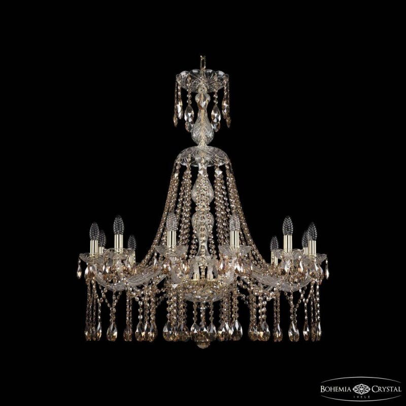 Подвесная люстра Bohemia Ivele Crystal 1413 1413/12/300/XL-91 G R721