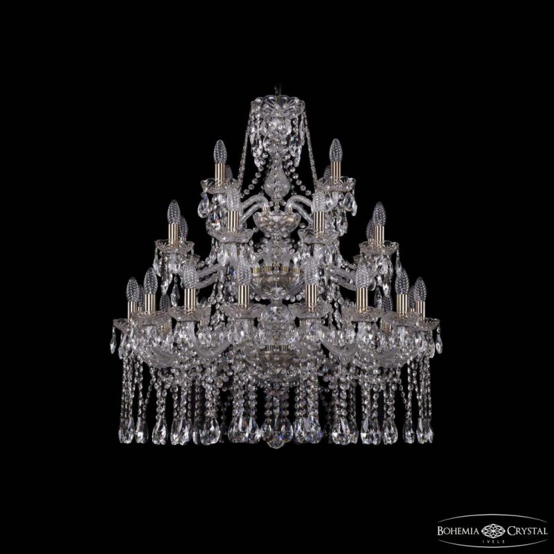 Подвесная люстра Bohemia Ivele Crystal 1413 1413/16+8+4/300/3d Pa
