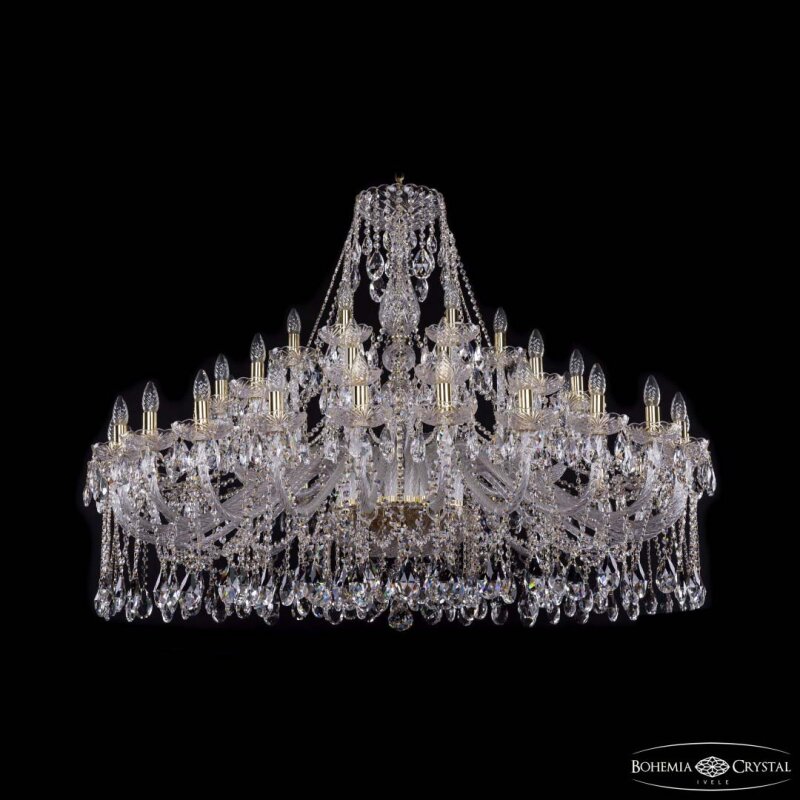 Подвесная люстра Bohemia Ivele Crystal 1413 1413/24+12+6/530 G