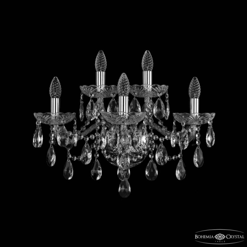 Бра Bohemia Ivele Crystal 1415 1415B/3+2/200/XL Ni