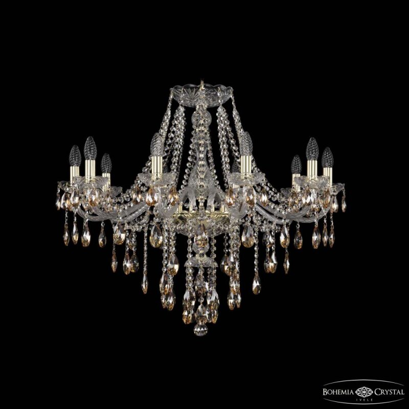 Подвесная люстра Bohemia Ivele Crystal 1415 1415/10/300 G K721