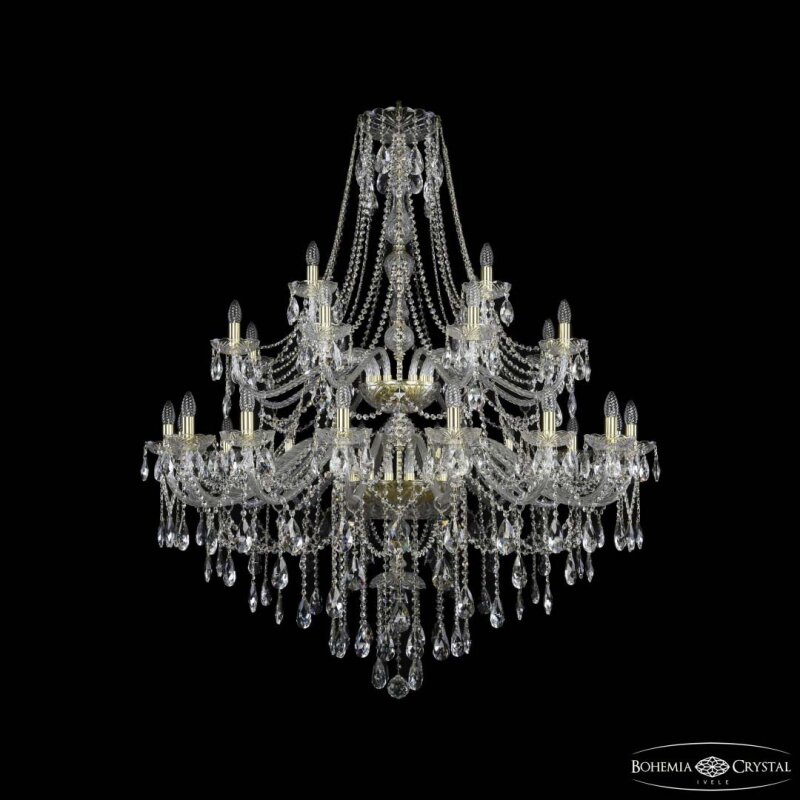 Подвесная люстра Bohemia Ivele Crystal 1415 1415/16+8+4/460/2d G