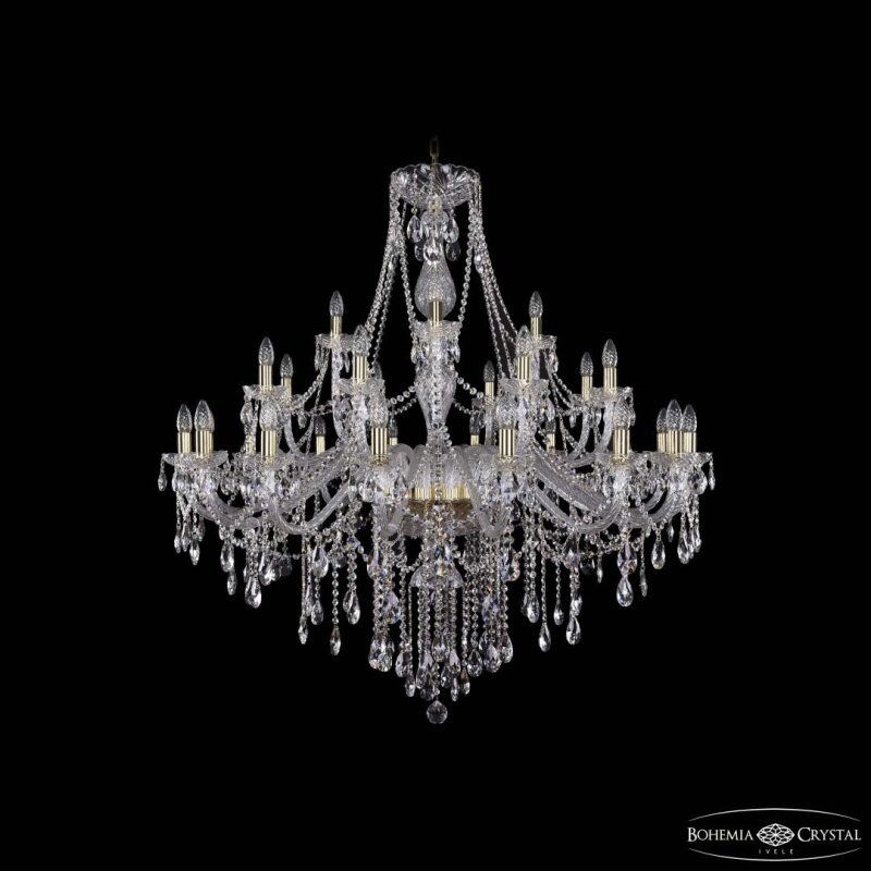 Подвесная люстра Bohemia Ivele Crystal 1415 1415/16+8+4/460 G