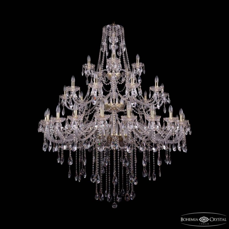 Подвесная люстра Bohemia Ivele Crystal 1415 1415/20+10+5/530/3d G