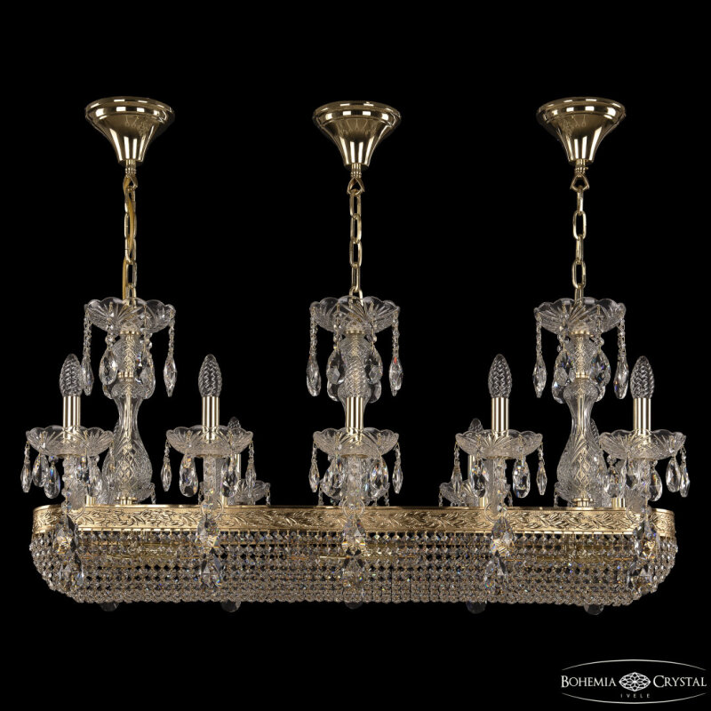 Подвесная люстра Bohemia Ivele Crystal 1452 1452/10/195/1000 G