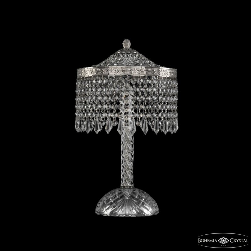 Настольная лампа декоративная Bohemia Ivele Crystal 1920 19201L4/25IV Ni Drops