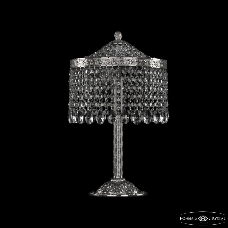 Настольная лампа декоративная Bohemia Ivele Crystal 1920 19201L6/25IV Ni