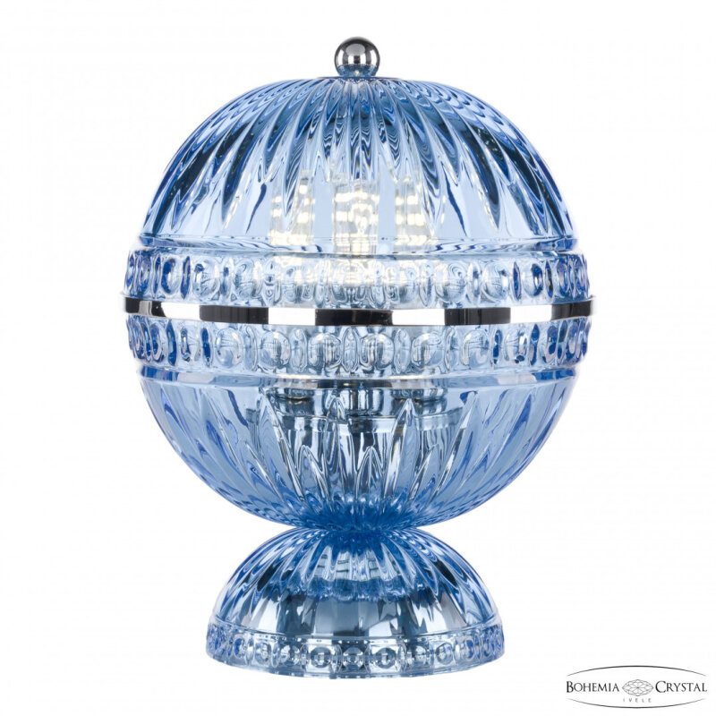 Подвесная люстра Bohemia Ivele Crystal 5480 5480L/17 Ni Aquamarine/M-1G