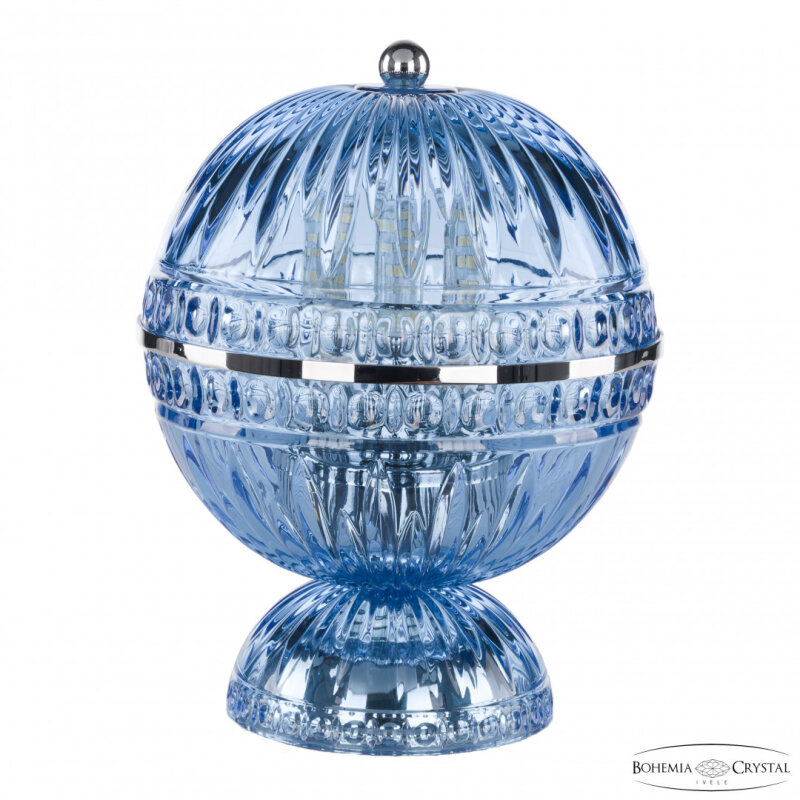 Подвесная люстра Bohemia Ivele Crystal 5480 5480L/17 Ni Aquamarine/M-1G