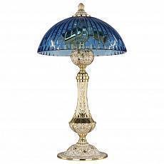 Настольная лампа Bohemia Ivele Crystal 7100 71100L/25 GW Aquamarine/H-1K
