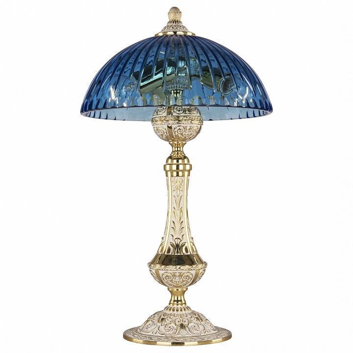 Настольная лампа Bohemia Ivele Crystal 7100 71100L/25 GW Aquamarine/H-1K