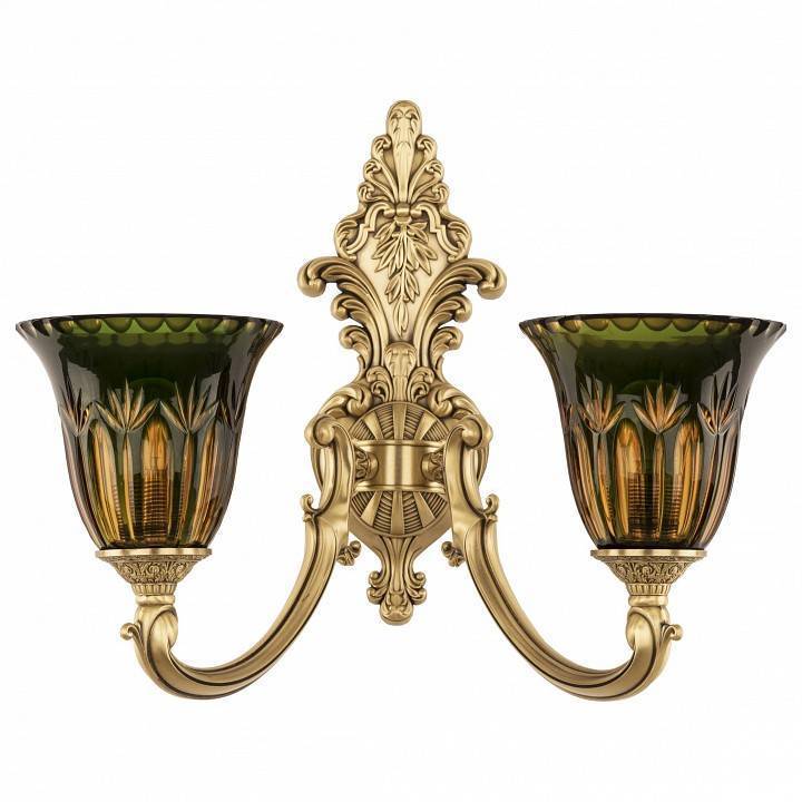 Бра Bohemia Ivele Crystal 7209 7209B15/2/175 FP P2 U Amber-Green/H-1I