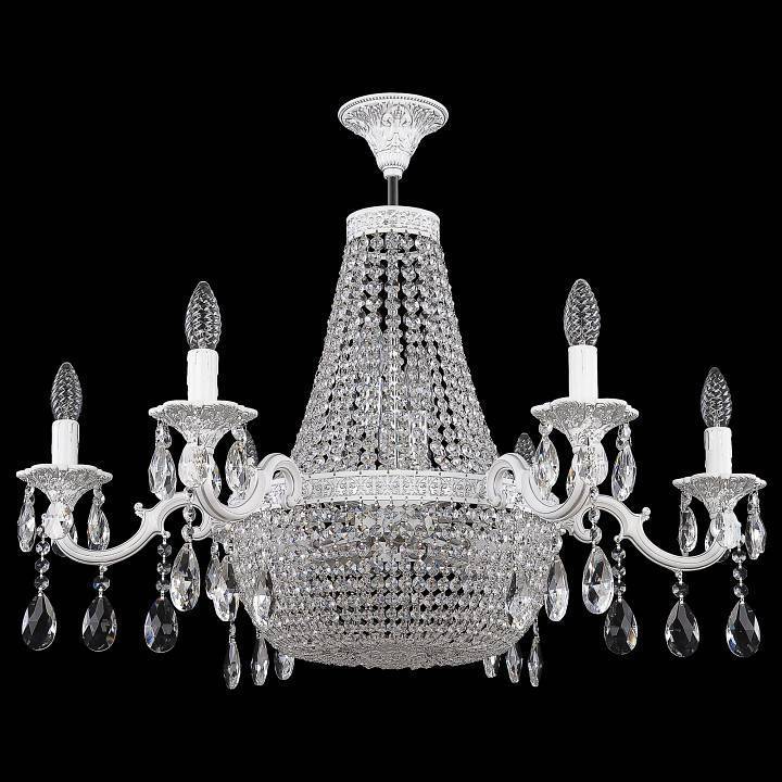 Люстра на штанге Bohemia Ivele Crystal AL2205 AL2205H201/6/80FL WMN